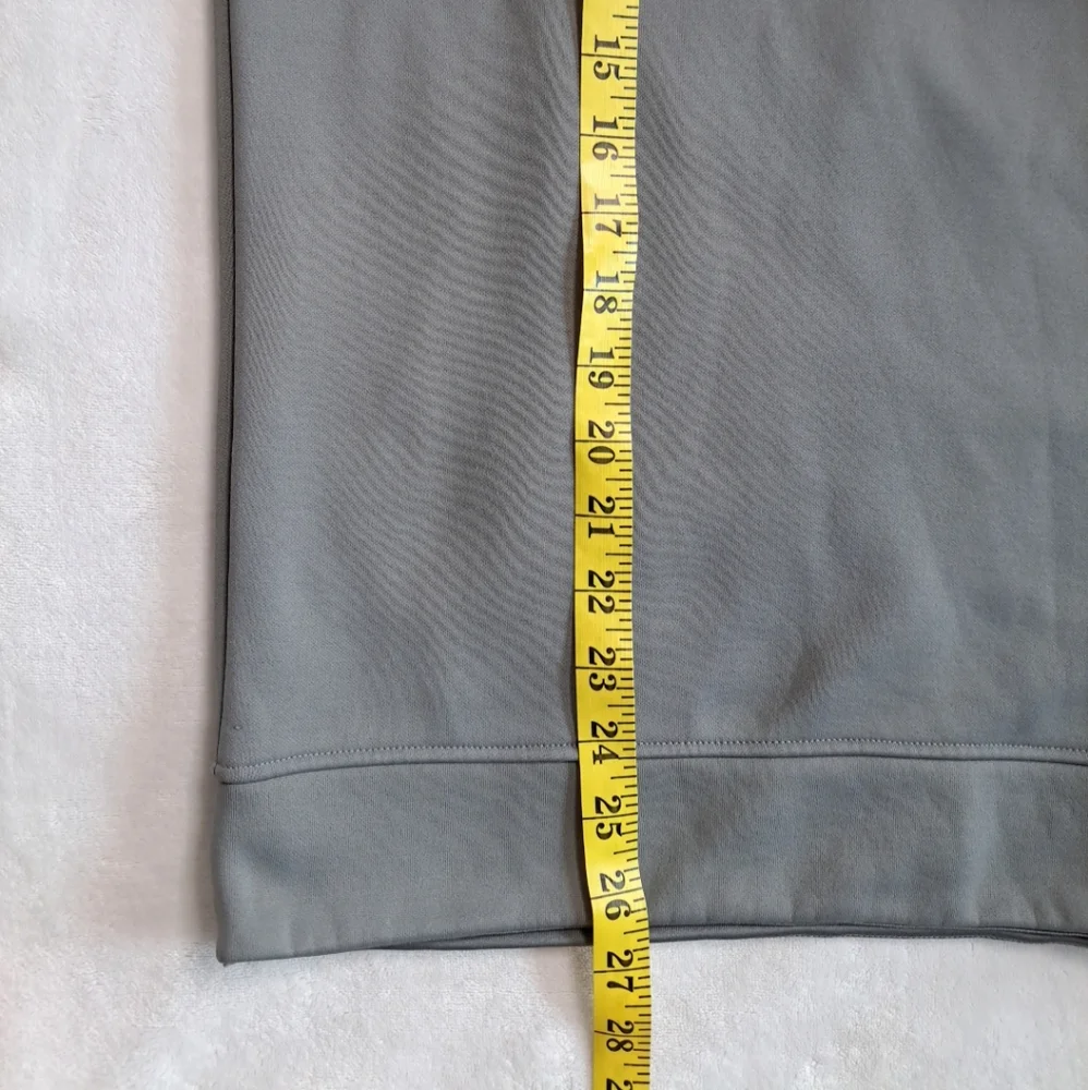 Adidas Men's Size Small Logo Pullover Gray Crewneck Long Sleeve Sweatshirt